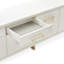 Palm Gate Media Cabinet - Cloud White