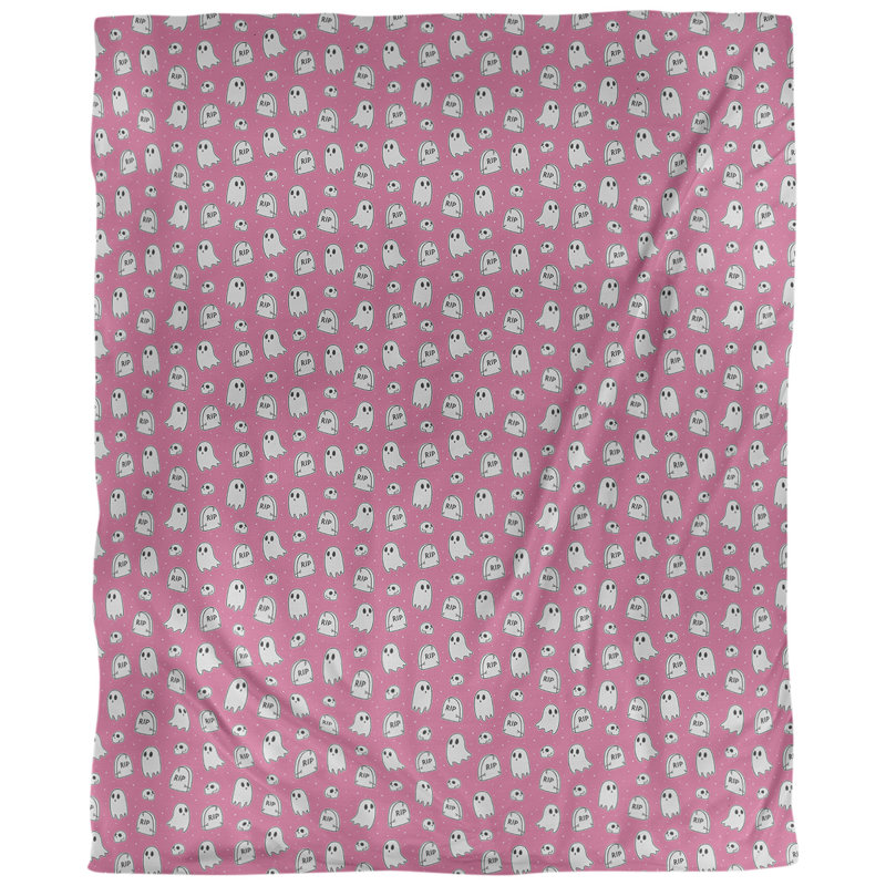 Tissu ghosts, Rose, L 54 po x l 36 po, Lin naturel paloma