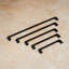Matt Black Squared Angled D-Bar Handles-128905932
