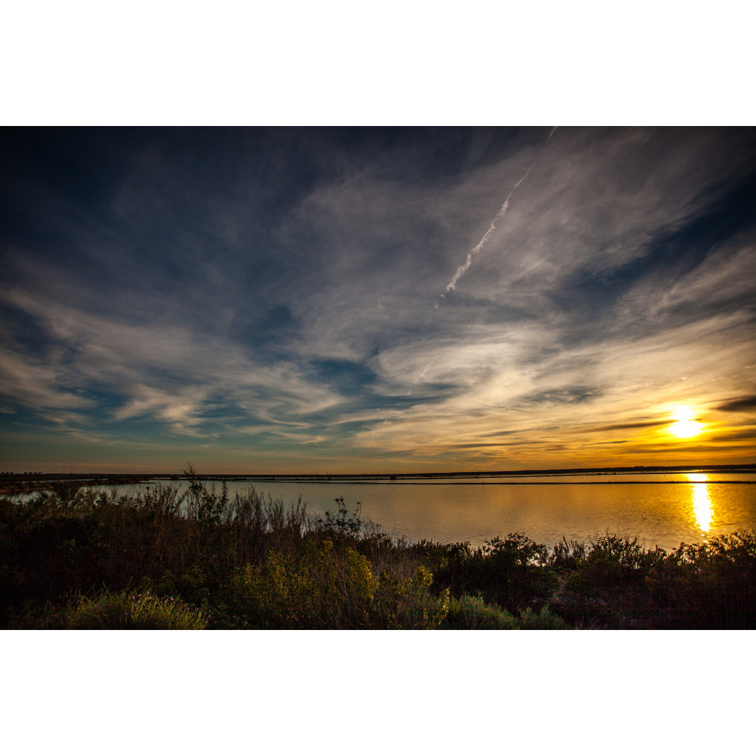 Odiel Marshes, Huelva von Fotocinema - Leinwandfoto