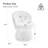 Upholstered Boucle Accent Chair MidBack Swivel Chair Armless Barrel Chiar-1403320117