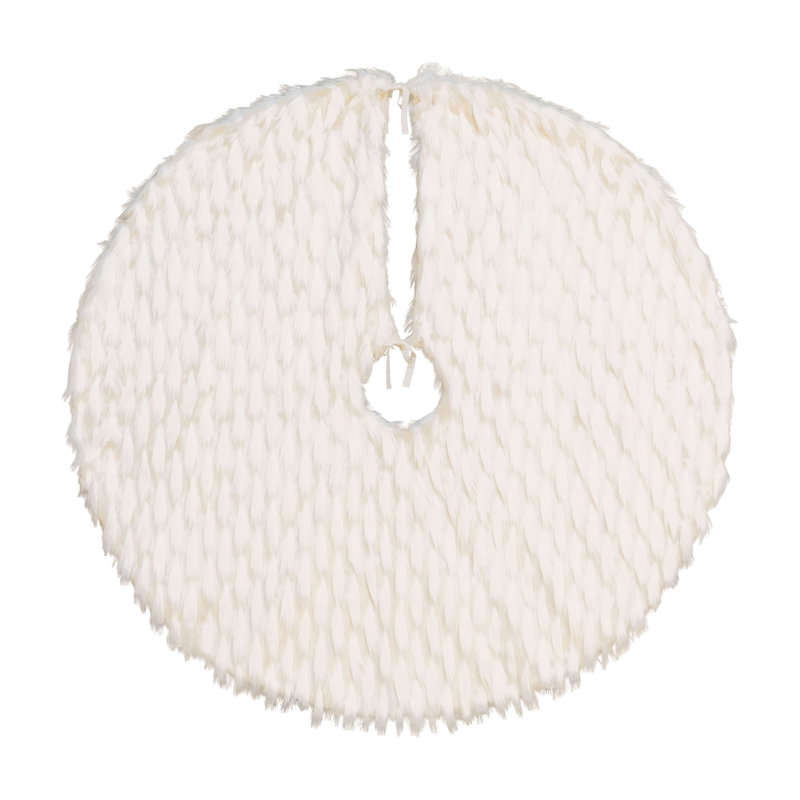 Tinsel Fur Tree Skirt