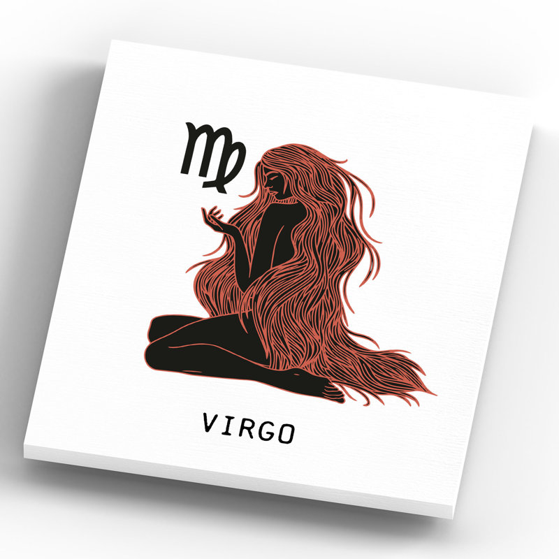 Kana Zodiac Virgo - Print on Wood