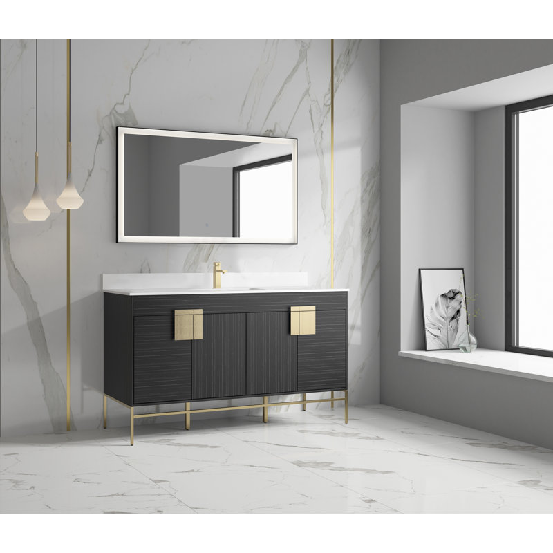 Ensemble de meuble-lavabo simple 60 po Golbahar