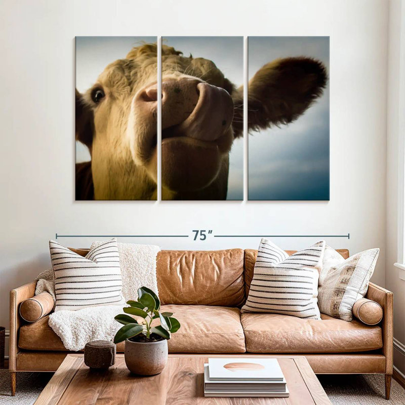 Brampt Silly Cow, 42" H x 65" W