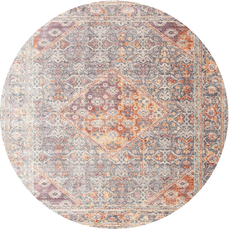 Oriental Indoor Rug, Round 4'