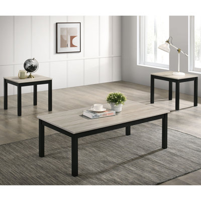 Ensemble de tables basses 3 pièces Brudan