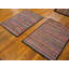 Antique American Hooked Allover Geometric Rug