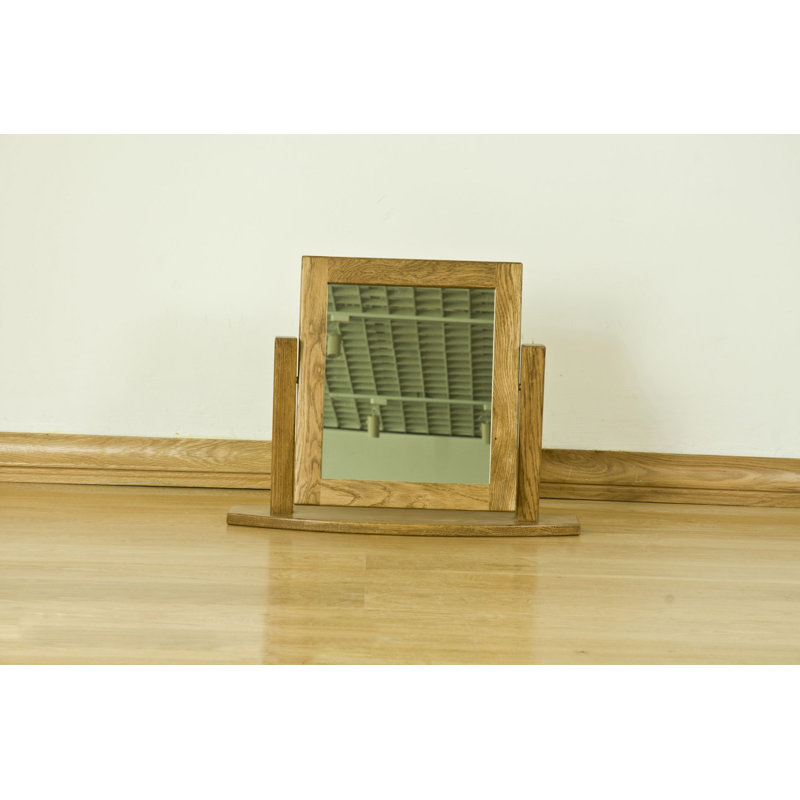Wood Flat Floor Mirror