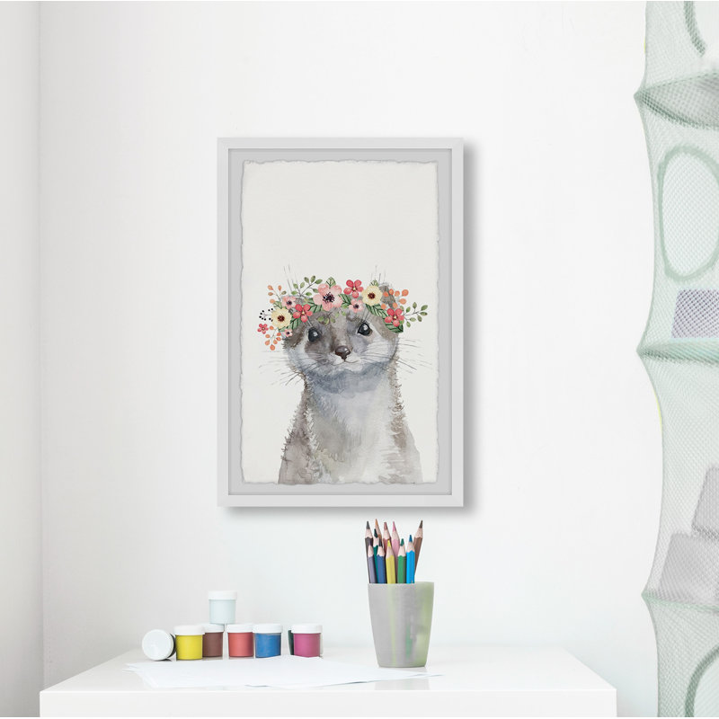 «Oman Floral Crown», reproduction encadrée, H 12 po x l 8 po x P 1,5 po