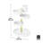 Pirouette Polystyrene Makeup Organizer