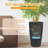 Set Of 2 Faux Rattan Tall Planters Outdoor Indoor Large Planters With Water Level Monitor Inner Bucket, Automatic Watering-1083613647