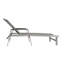 Ensemble de 2 chaises longues de patio en aluminium avec accoudoirs-136425985