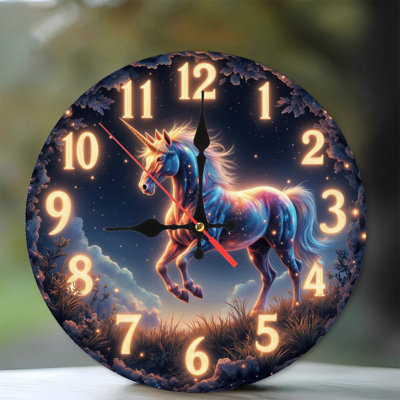 Unicorn Clock Decor