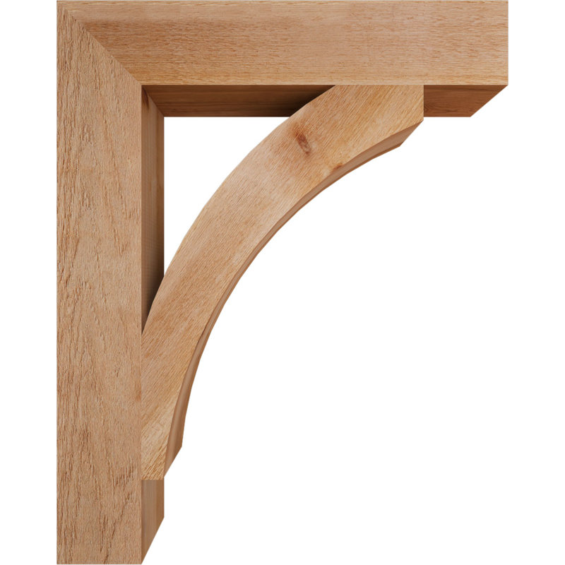 Support de bloc Thorton, H 40 po x l 6 po x P 32 po, Cèdre rouge de l'Ouest (scié brut)