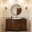 Miroir de salle de bain vintage rétro | Cadre en fer martelé à la main-1753126249-1774067763