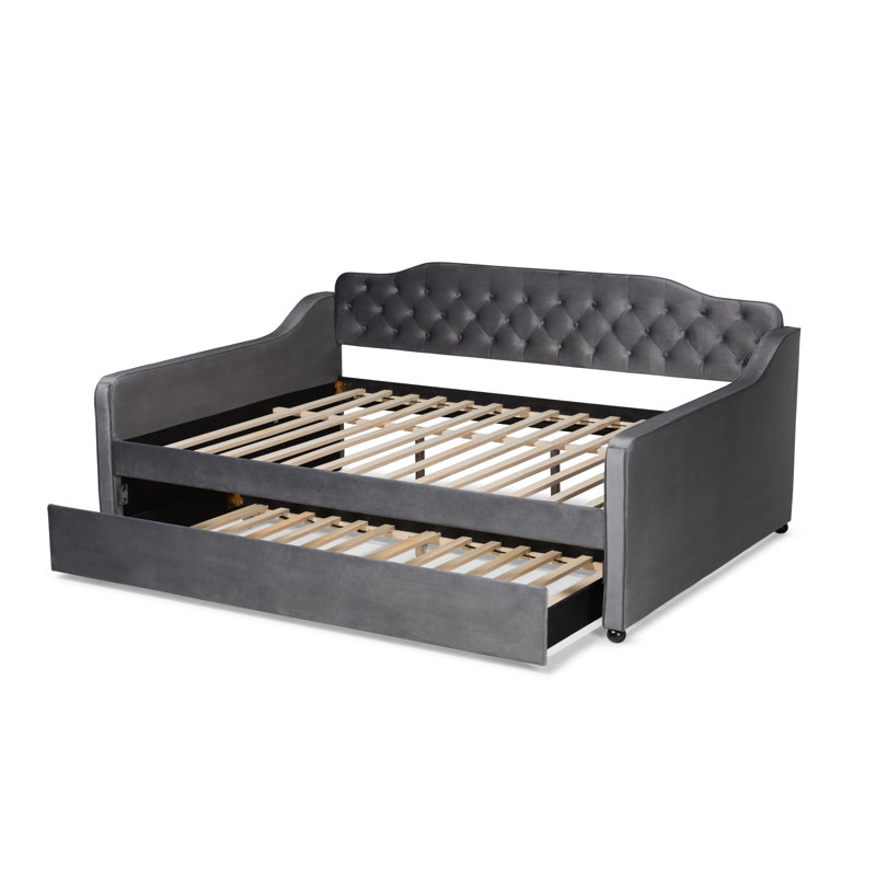 Lit de jour avec couchette Mihoyo, Gris, Grand
