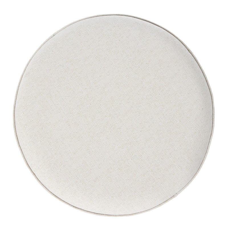 Sinclair Outdoor Ottoman, Cream
