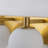 Bathroom Dimmable Vanity Light with Opal Glass Shades-985821638