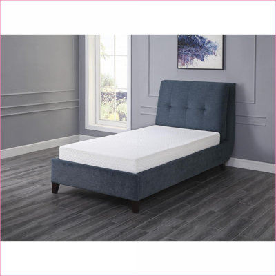 Mattresses, Twin Size 6-Inch Firm Gel-Infused Memory Foam Mattress | White | Foam