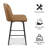 Kanasha 26.9" Swivel Counter Height Bar Stools-734594570-734411366