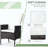 Stylish Style Rattan Furniture Set,3 Piece Patio Bistro Set