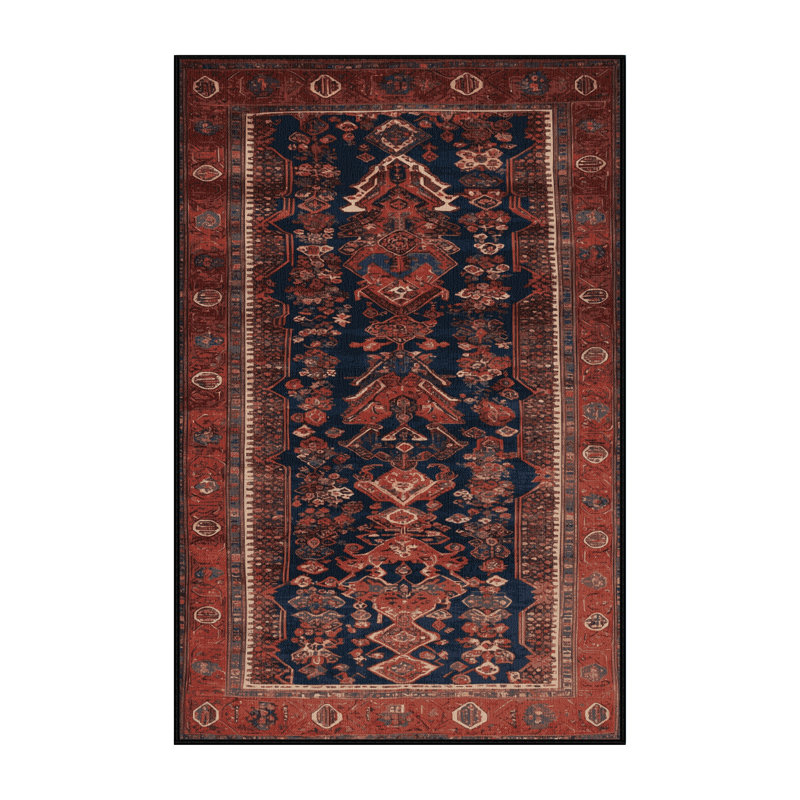 Tapis brun lavable à la machine, Tapis de couloir 2 pi x 4 pi