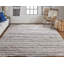 Tapis ivoire / brun rustique tissé à la main Alline-303943950