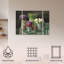 Ensemble de 3 panneaux muraux - Danhui Nai «Les Fleurs Printemps On Black», art mural sur toile pour le salon, la chambre à coucher ou le bureau 