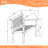 Anautica 8 - Person Wood Patio Dining Set with Square Table