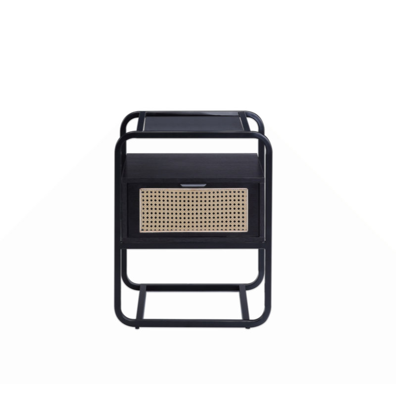 Colson Black Finish Accent Table