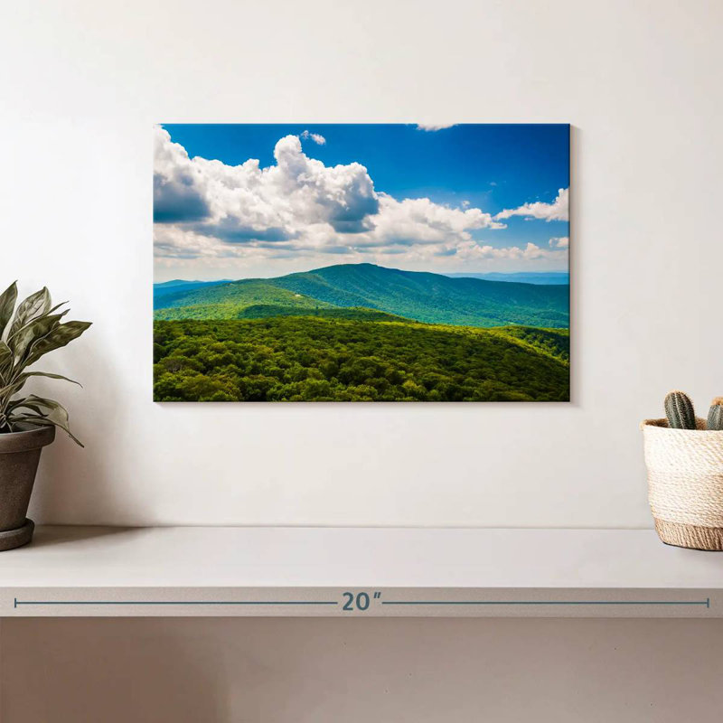Alvord Blue Ridge Mountains Scene, 8" H x 12" W