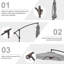 Parasol en porte-à-faux décalé en acier avec manivelle 120 po Haque-1848393006-1867931863