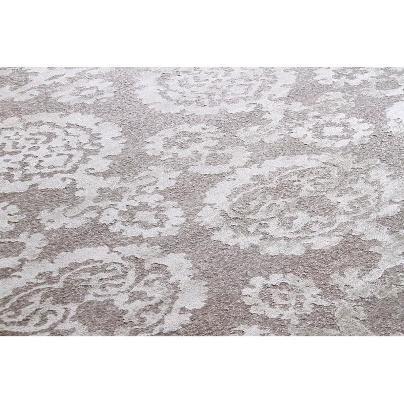 Canvello Transitional Hand-Knotted Silk & Wool Area Rug- 8'9" X 11'9"