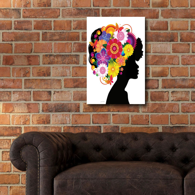  «Oh Happy Day A» par Jean Plout, art mural en verre acrylique, H 24 po x l 16 po x P 0,2 po