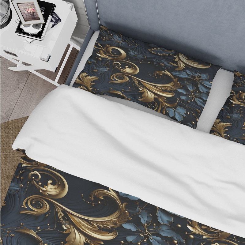Ensemble de housse de couette Paisley, Housse de couette simple + 1 taie décorative stan