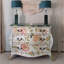 Commode florale rétro de style américain