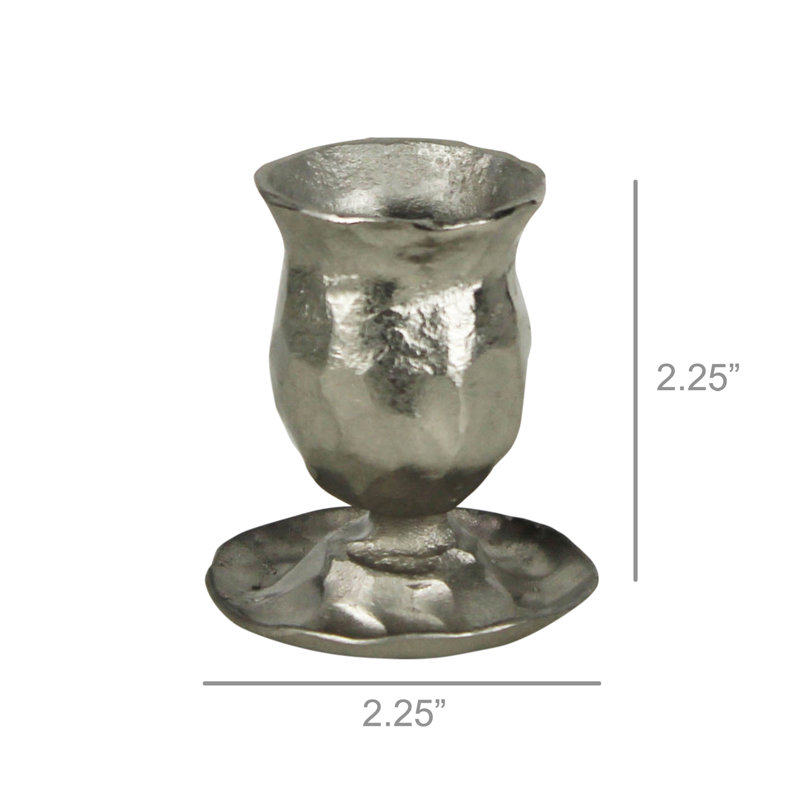 Taper Candleholder, Nickle