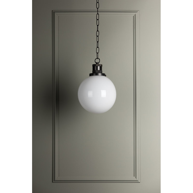 BEVERLY Pendant by ZIO & SONS, Old Bronze, 14.75" H x 10" W x 10" D