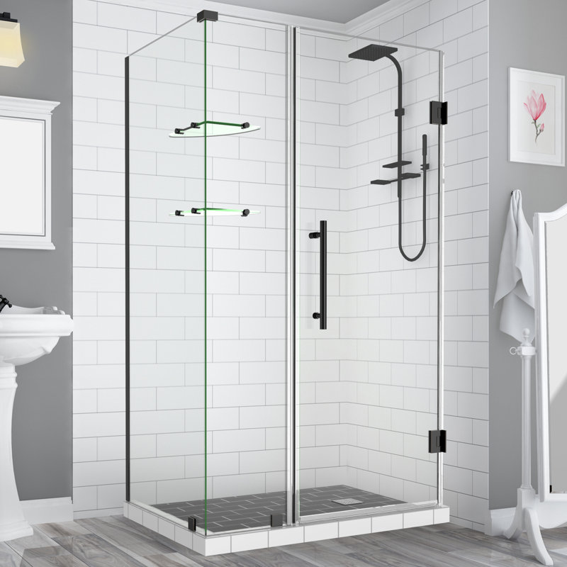Bromley 30x 72" Rectangle Hinged Shower Enclosure