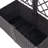 Brown Trellis Raised Bed - 2 Removable Pots And Drainage Plug Enhances Garden Decoration With Climbing Plant Support Polypropylene Outdoor