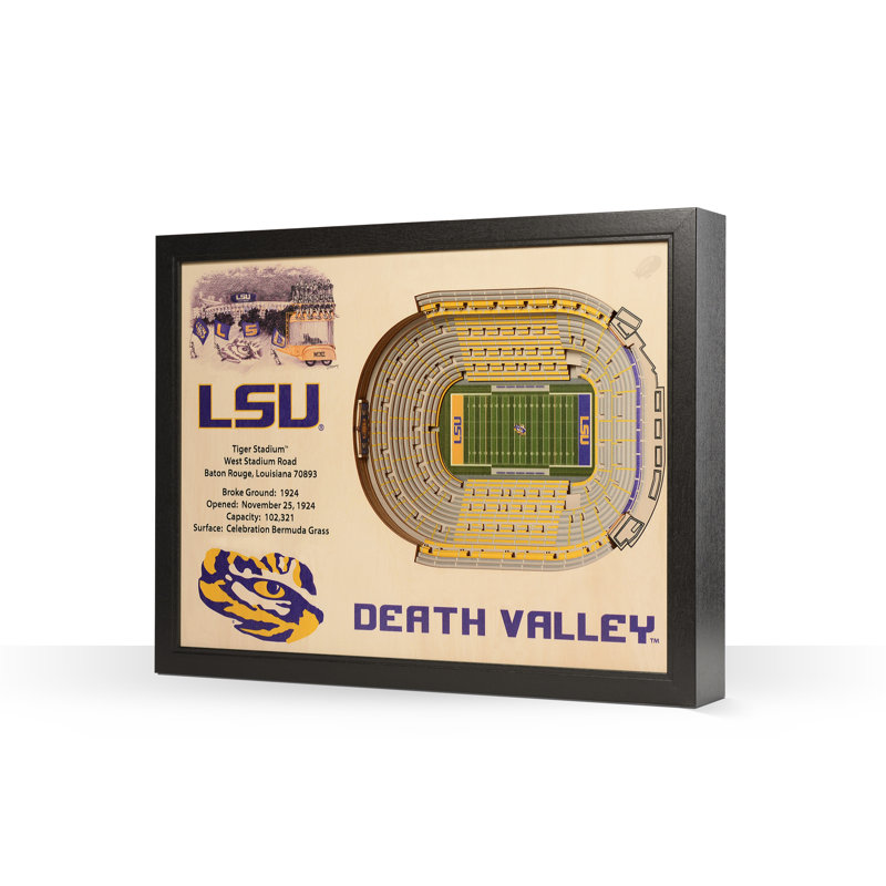 Décoration murale 25 couches NCAA, Lsu Tigers