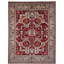 High-Quality Hand-Knotted Red And Camel Area Rug