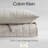 Calvin Klein Melange Flannel Cotton Solid Quilt-103691168-103691169