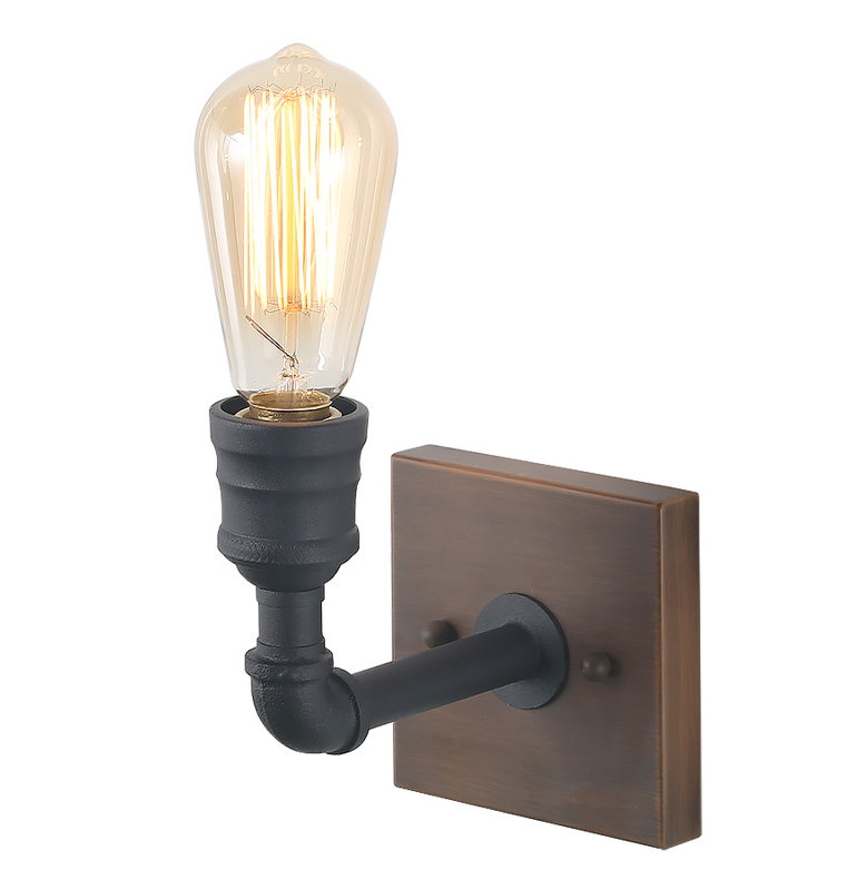 Mutchler Vanity Light, Black, 1