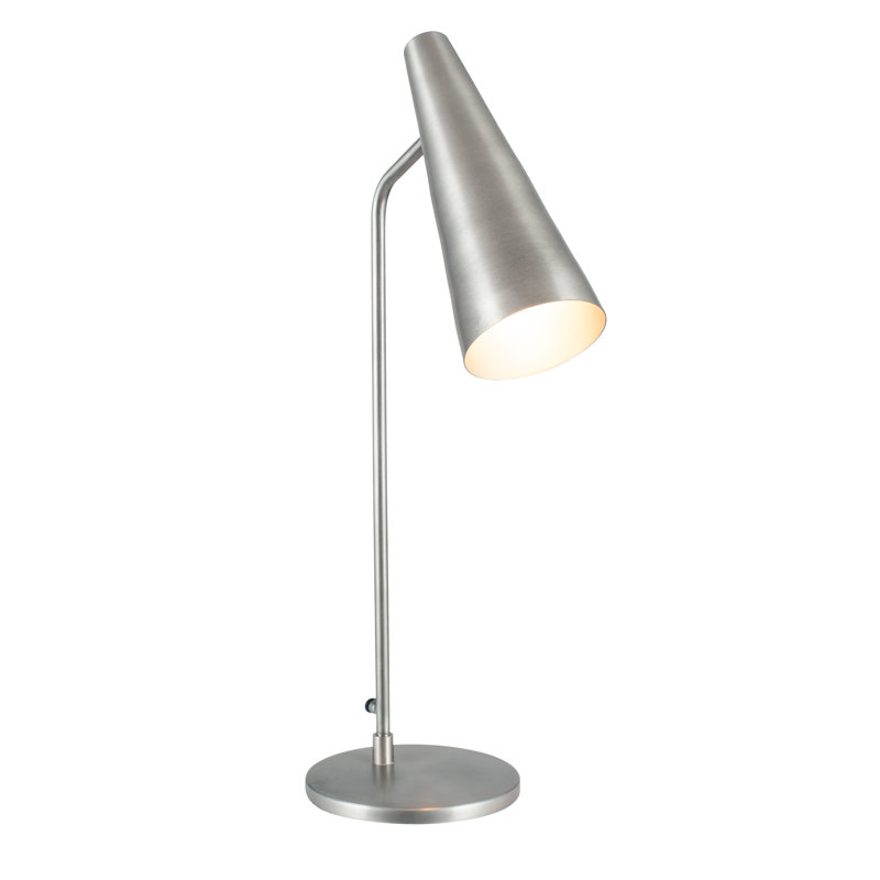 Gladys Metal Arched Lamp, Silver