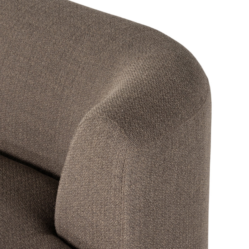 Sanda 105.5" Wide Sofa & Chaise, Left Hand Facing, Gibson Mink Polyester Blend