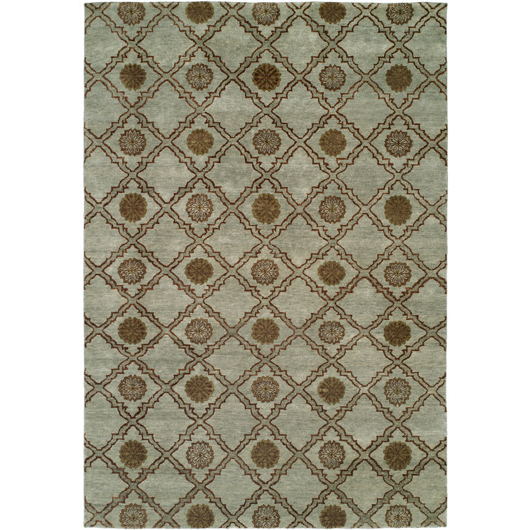 Wool Geometric Indoor Rug