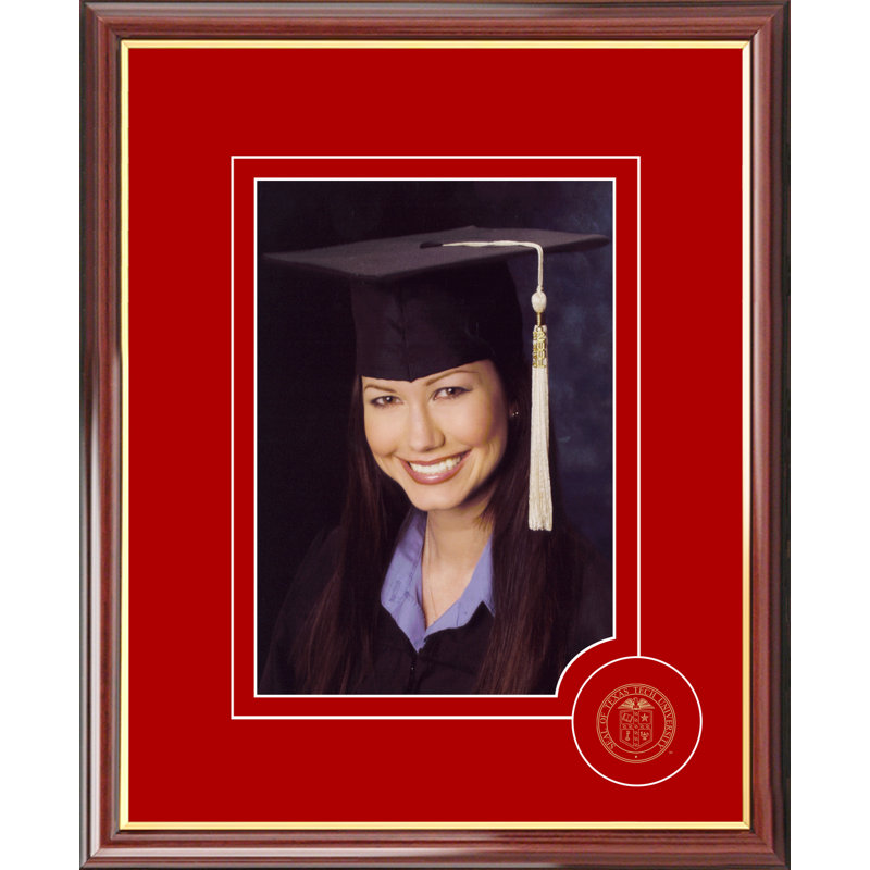 Satin Brown Wood Embossed Picture Frame