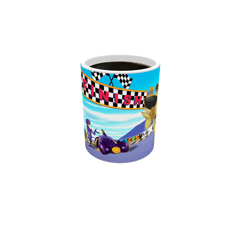 Wacky Races Muttley Dick Dastardly Morphing Mugs Heat-Changing Drinkware - 11oz